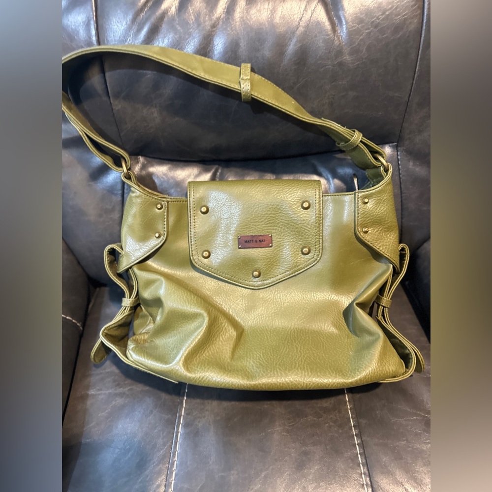 Olive green Matt & Nat purse
